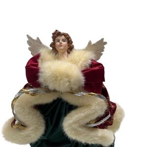 HOME FOR THE HOLIDAY Vintage Angel Tree Topper/Centerpiece